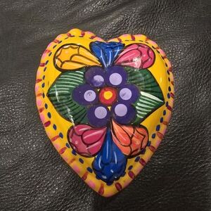 Colorful Heart-Shaped Decorative Piece